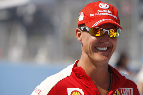 Schumi had grote inbreng nieuwe Ferrari